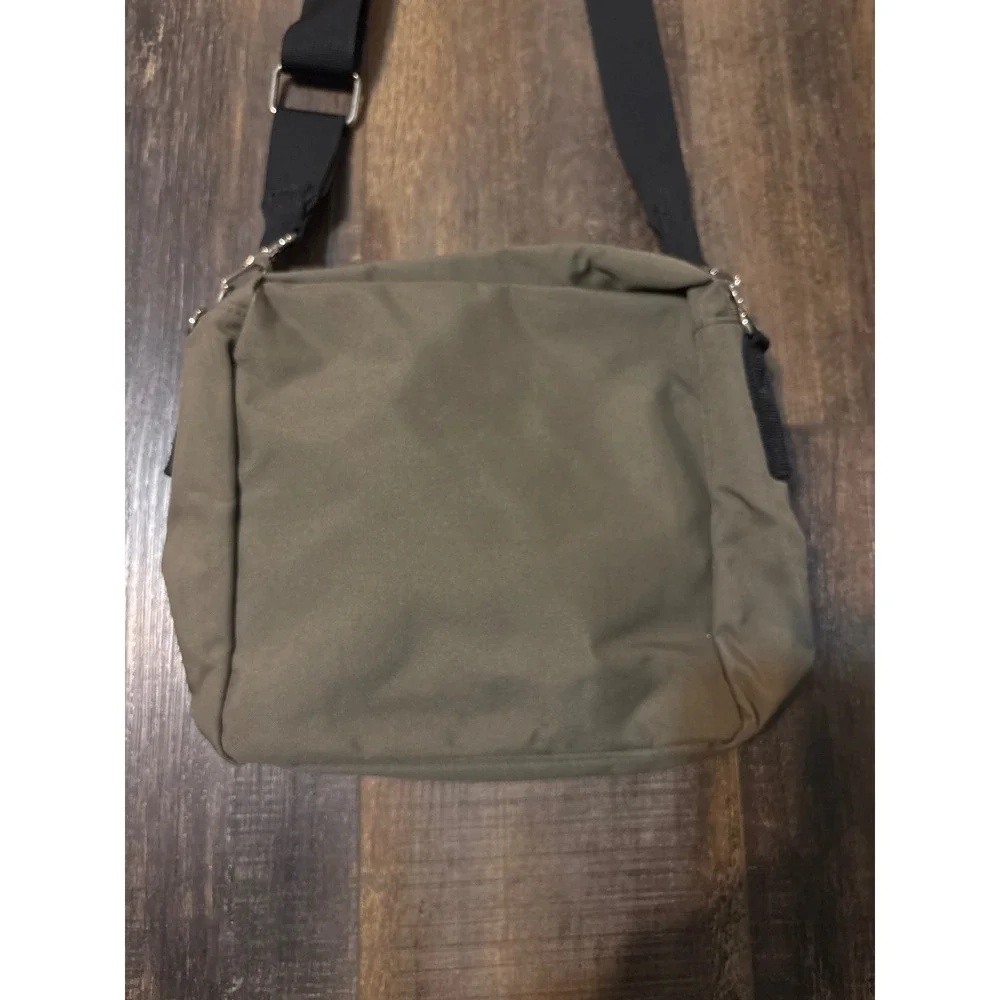 Polo Sport Ralph Lauren Olive Green Crossbody Messenger Bag US-67 Flag